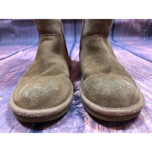 UGG Lil Sunshine #5948 Chestnut Side Zip Boots Girls 2 / 32 (m8e) - Picture 8 of 10